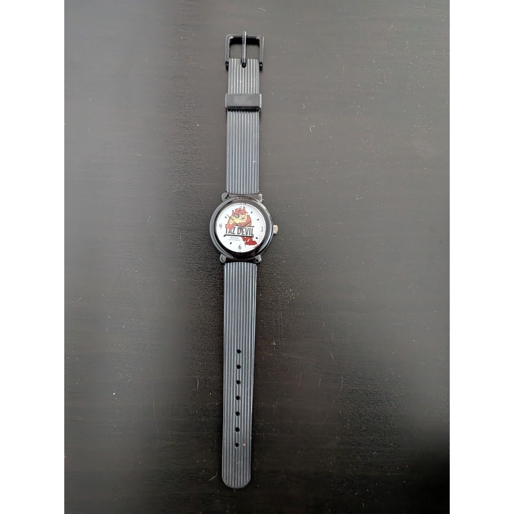 Vintage Taz Devil Tasmanian Devil Looney Tunes Watch Armitron‎ 1998 Black